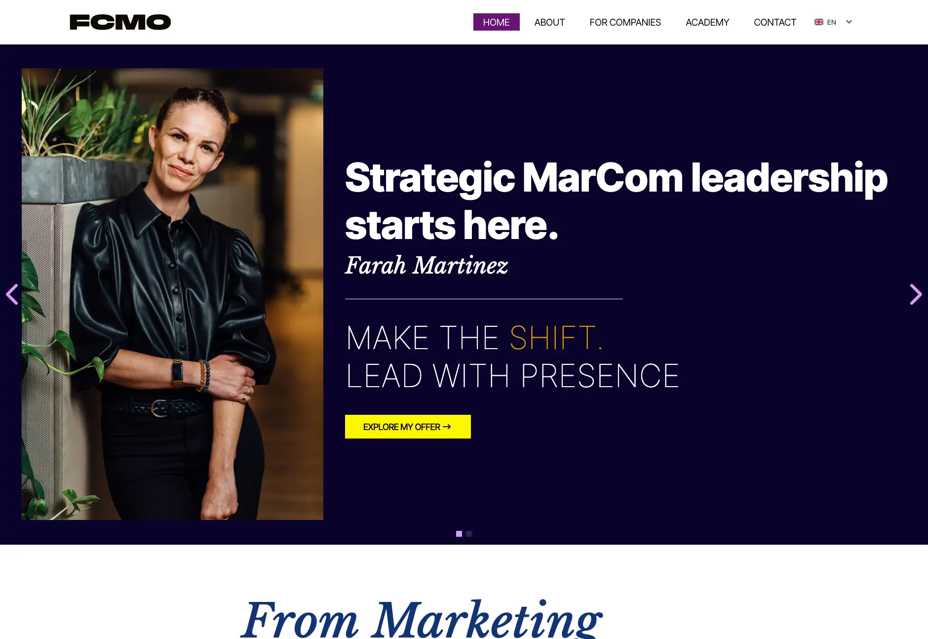 FCMO website preview